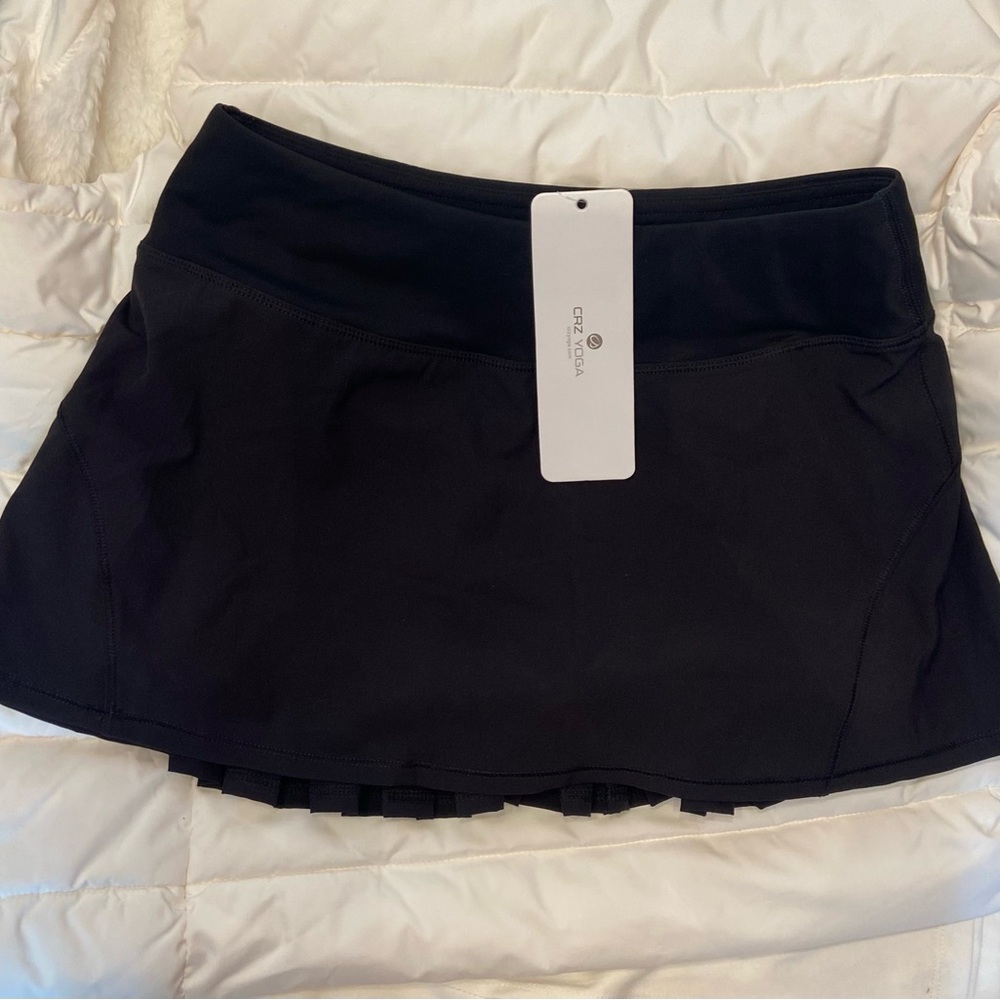 Black Crz Yoga Skirt